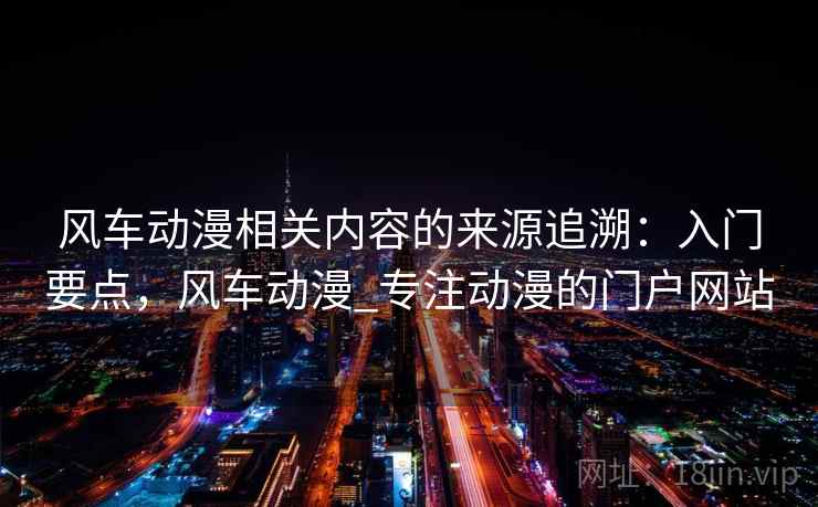 风车动漫相关内容的来源追溯：入门要点，风车动漫_专注动漫的门户网站