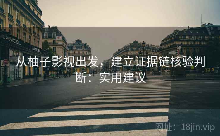 从柚子影视出发，建立证据链核验判断：实用建议