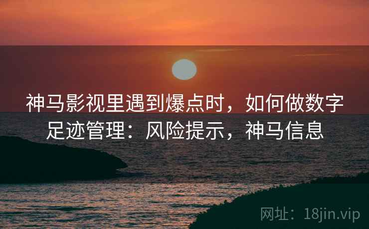 神马影视里遇到爆点时，如何做数字足迹管理：风险提示，神马信息