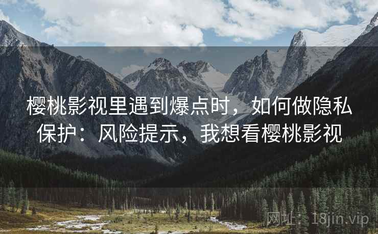 樱桃影视里遇到爆点时，如何做隐私保护：风险提示，我想看樱桃影视